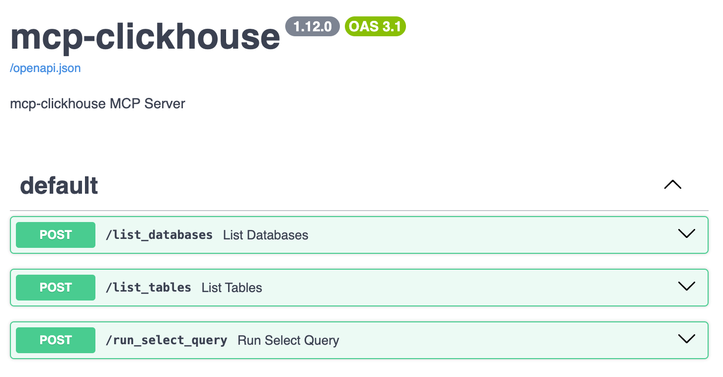 Open API 엔드포인트