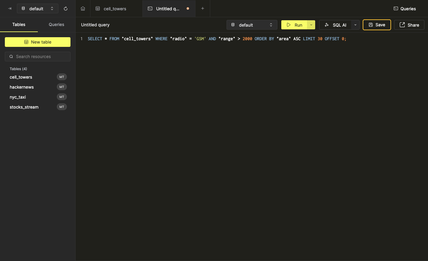 필터와 정렬에서 쿼리 생성하기
